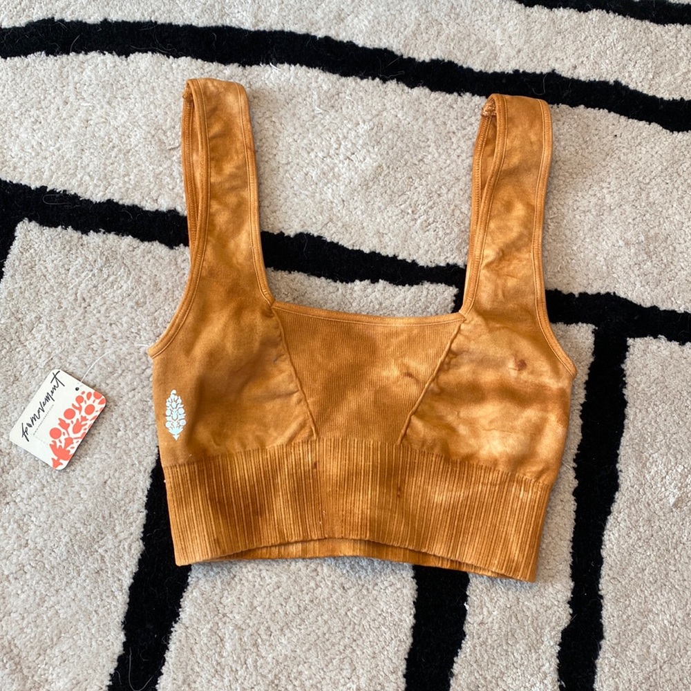 Free People Movement Good Karma Square-neck Bra NWOT